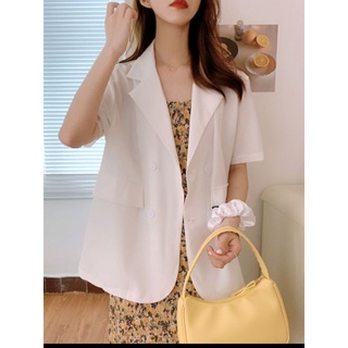 áo blazer cộc tay 4cúc ảnh thật