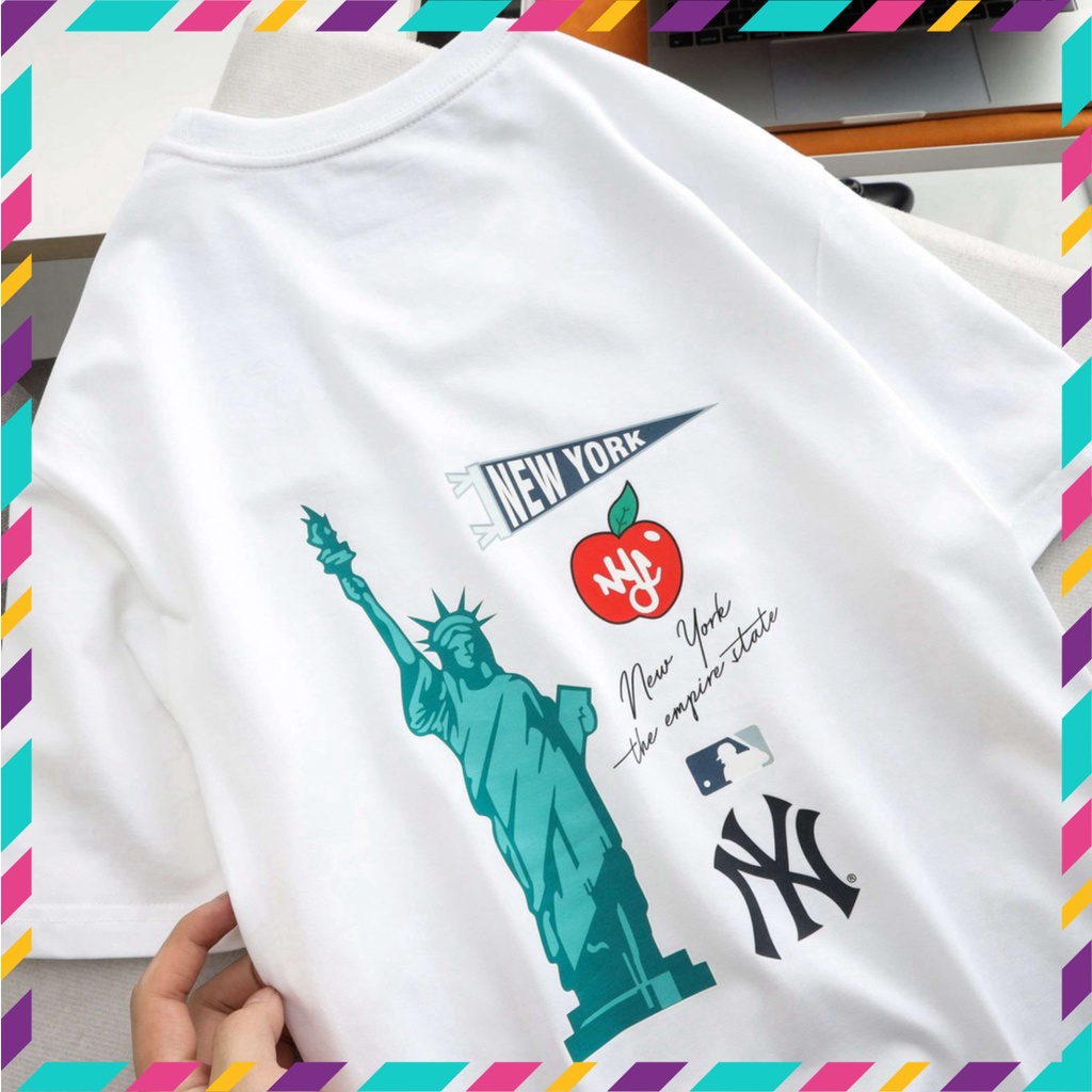 Áo Thun TSHIRT NEWERA 4COLOR Cổ TRòn 100% cotton [ảnh thật 100%]