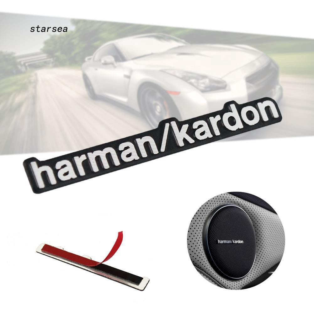Phụ kiện trang trí loa điện thoại hình Logo harman / kardon Hi-Fi bằng hợp kim nhôm