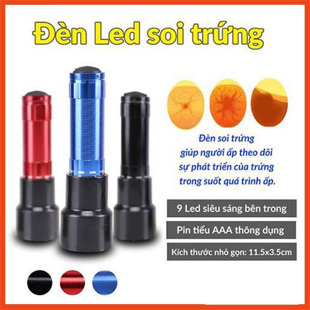Đèn Pin Soi Trứng Chuyên Dụng Trong Ấp Trứng Bằng Máy