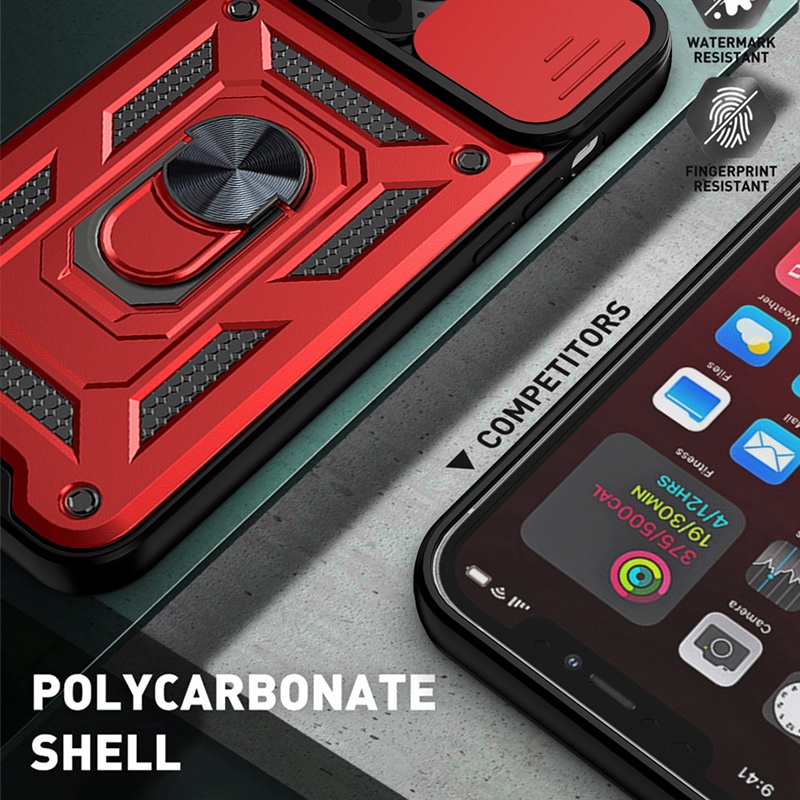 Ốp Điện Thoại Chống Rơi Có Giá Đỡ Bảo Vệ Camera Cho iPhone 13 iPhone 13 Pro Max 13 Mini iPhone 11 iPhone 12 iPhone 7 Plus 8 Plus