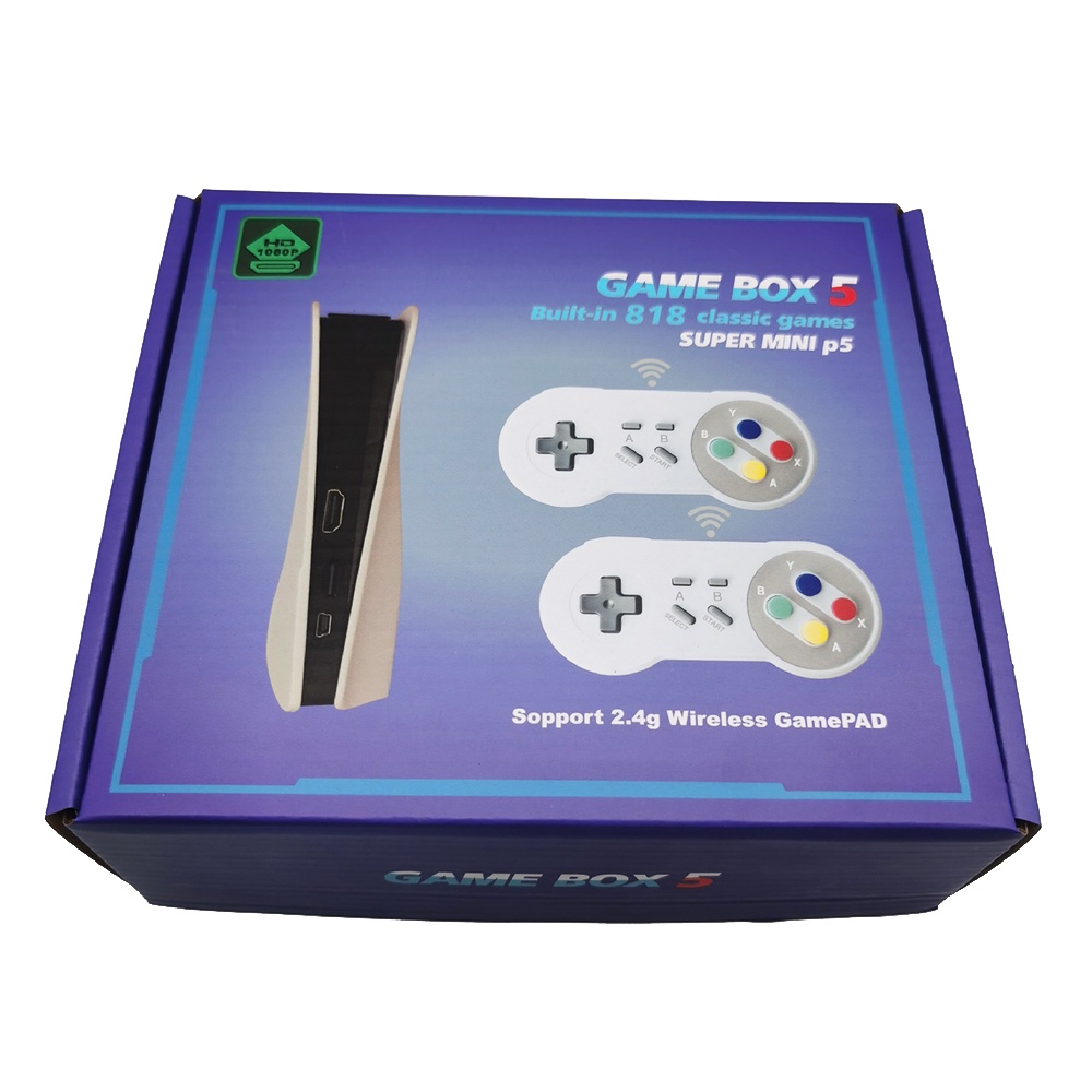Máy chơi game 4 nút  tích hợp 818 -200 games, phiên bản HDMI - AV bảo hành 2 năm, lỗi đổi mới trong 7 ngày đầu