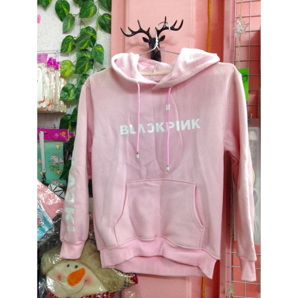 Áo hoodie Blackpink hồng