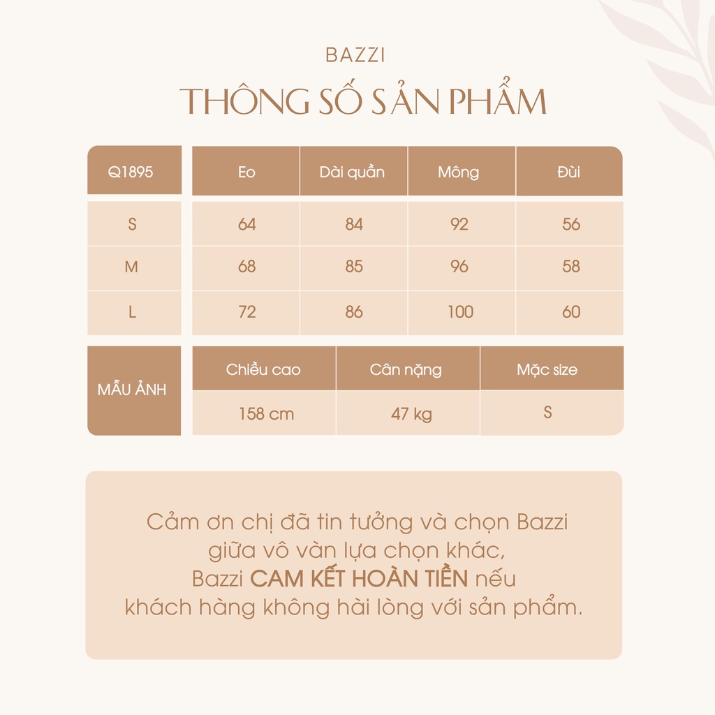 Quần âu nữ, quần baggy nữ đen Bazzi cao cấp đứng form chống nhăn không bai xù - ẢNH THẬT