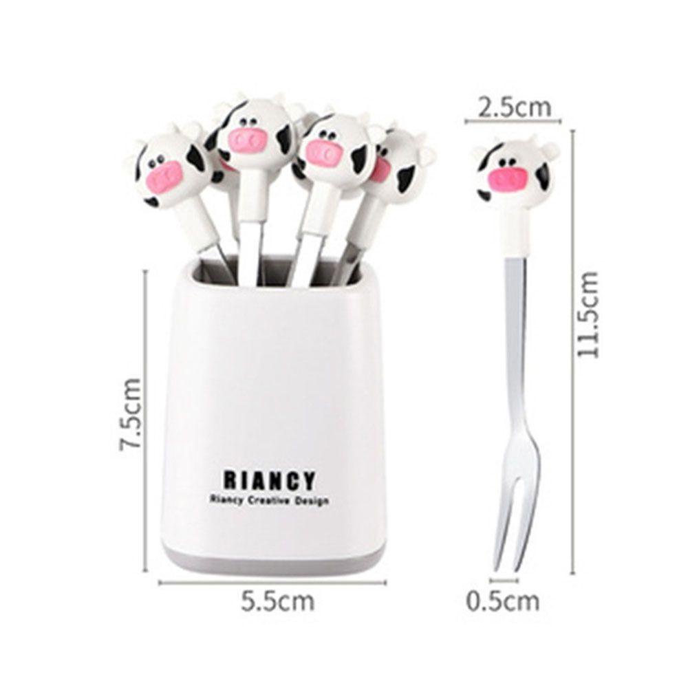 Nĩa Ăn Trái Cây Bằng Nhựa Ppsic Tái Sử Dụng Được Cho Trẻ Em