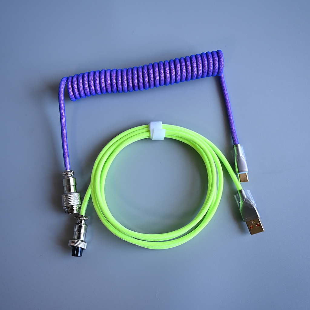 Vận chuyển nhanh / Bàn phím cơ học Cáp lò xo Cá nhân hóa Cáp sạc USB Type-C