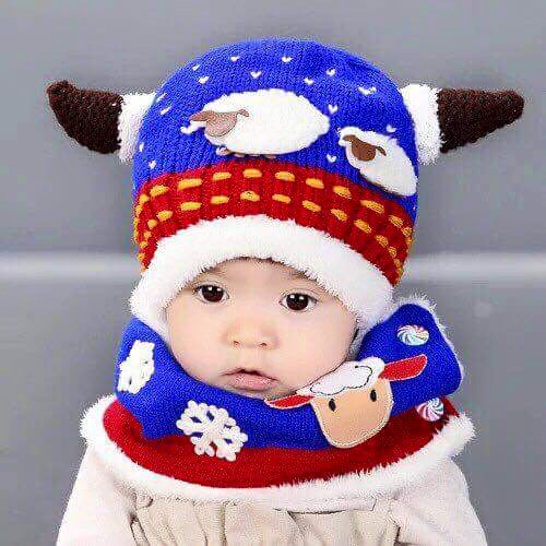 Khăn  mũ len lót lông cừu