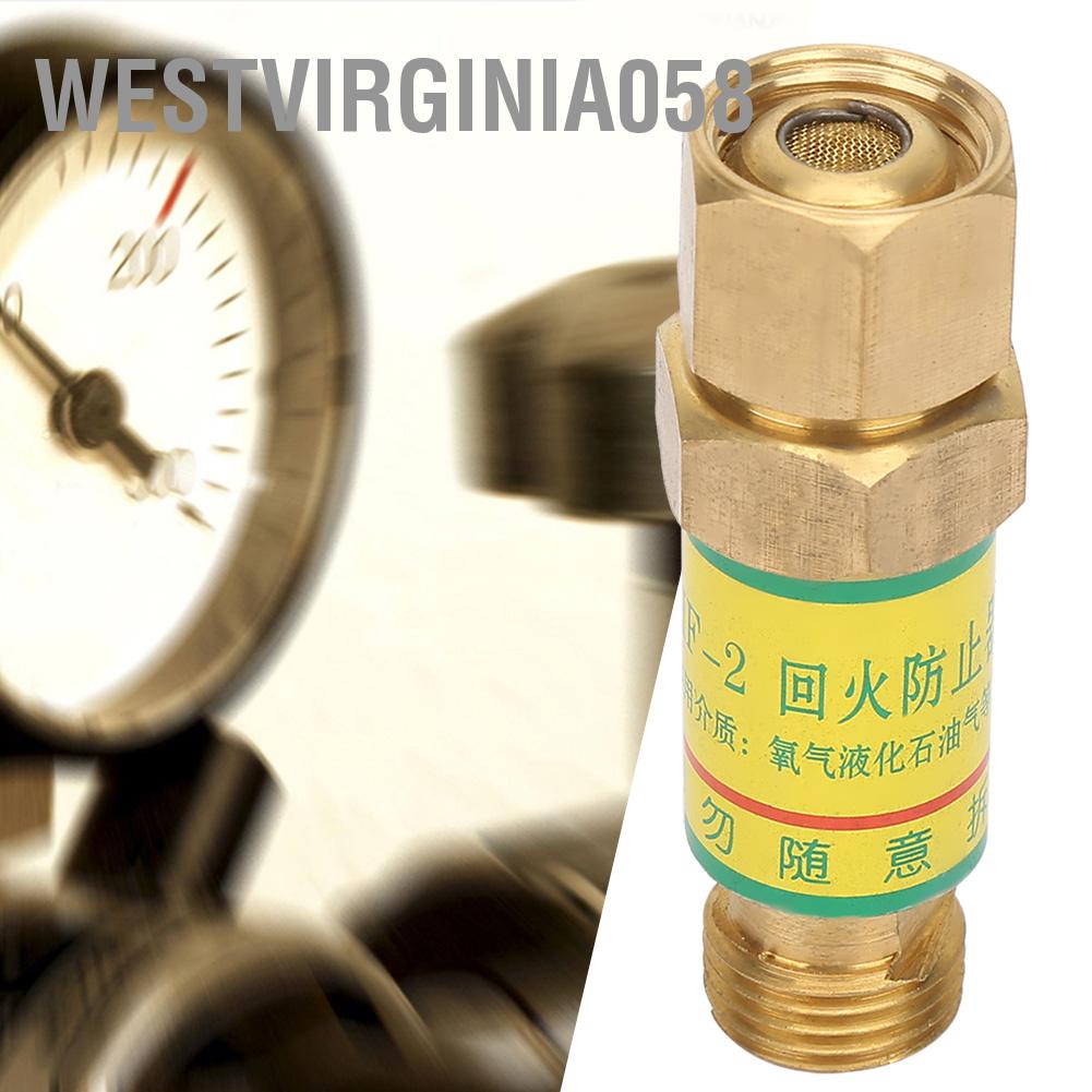 Westvirginia058 Van kiểm tra oxy / axetylen hồi tưởng Bộ điều khiển hàn Cắt ngọn lửa đuốc M16 * 1.5