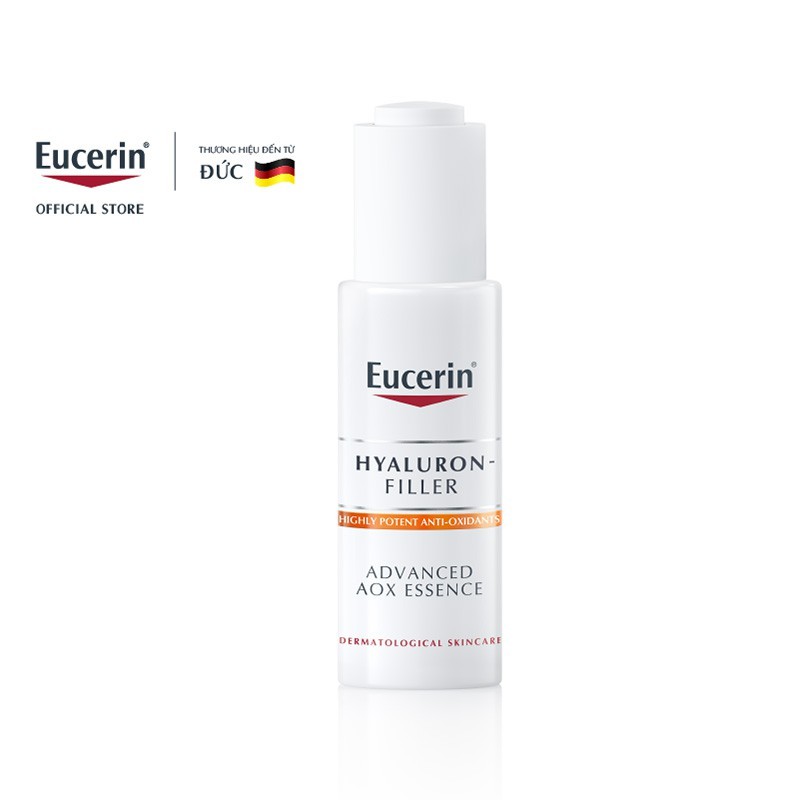 Tinh Chất Eucerin Hyaluron Filler AOX Cải Thiện Dấu Hiệu Lão Hóa 30ml+Tặng 1 Bọt Tẩy Trang DermatoClean 150ml