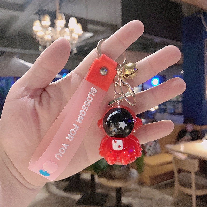 Móc Khóa Hình Phi Hành Gia Bằng acrylic Phát Sáng Độc Đáo