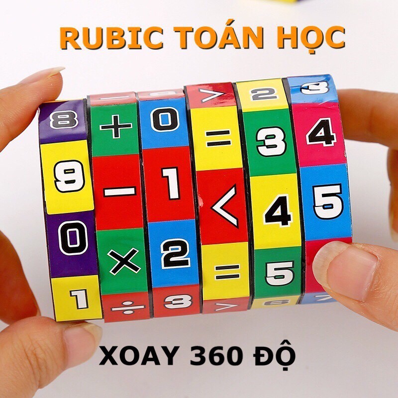 [Mã TOYDEC hoàn 20K xu đơn 50K] Rubic Học Toán Tầng Cho Bé - Đồ Chơi Rubic Toán Học