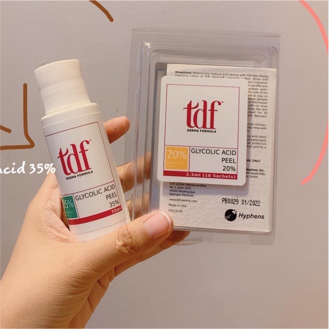 [CHÍNH HÃNG] [DATE LUÔN MỚI] TDF Peel Glycolic acid 20% và 35 % thay da sinh học #MYPHAMGIARE