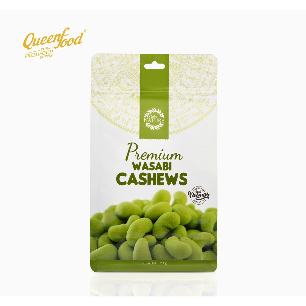 Hạt Điều Wasabi Only Nature 200gr / Túi Hàng Việt Nam Xuất Khẩu