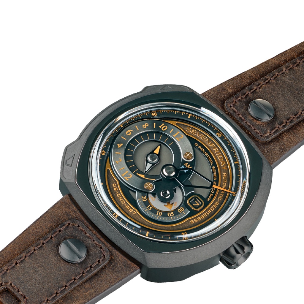 Đồng Hồ Nam Sevenfriday Q2/03 Automatic Dây Da  Fullbox + Tặng Dây Cao Su Cao Cấp
