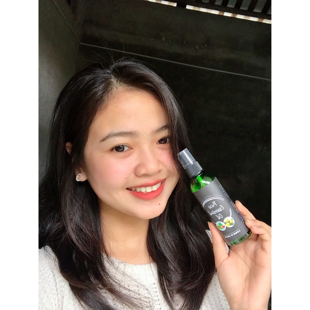 CHAI XỊT DƯỠNG TINH DẦU BƯỞI XANH & SERUM JOJOBA PURE ESSENTIAL OIL kích_mọc_tóc trị_rụng_tóc | BigBuy360 - bigbuy360.vn