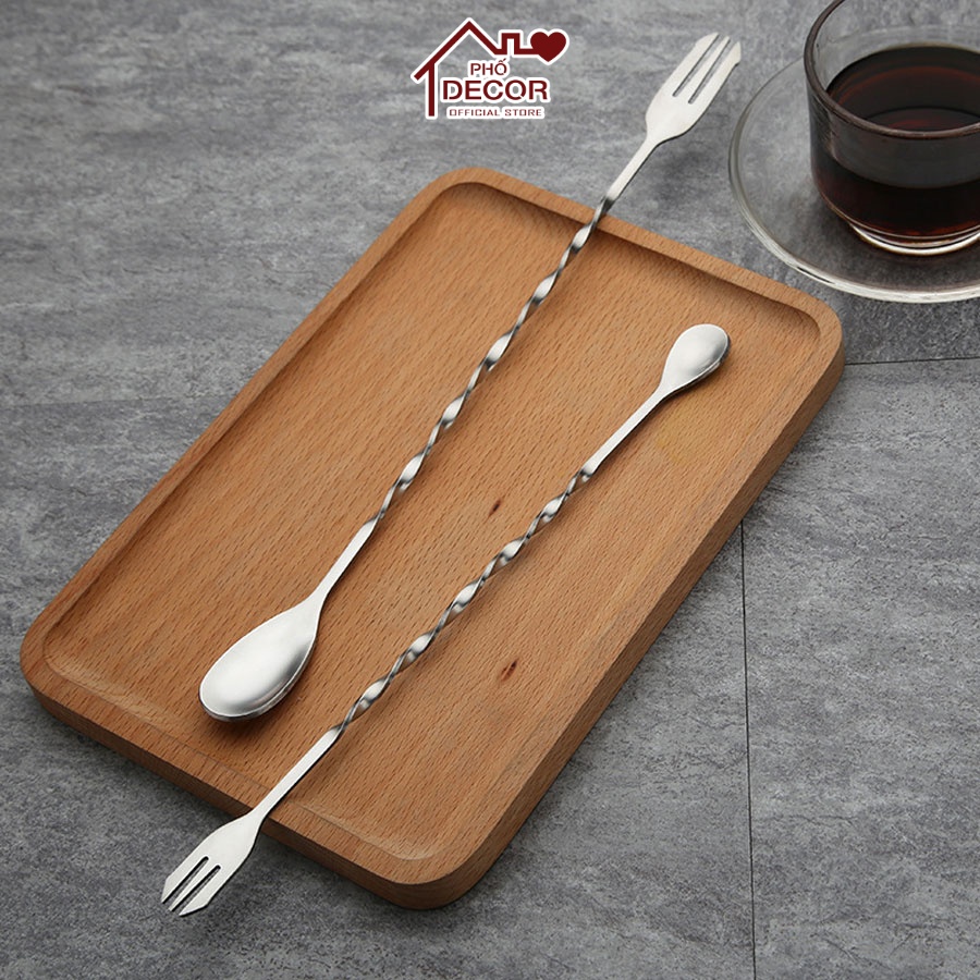 Que Khuấy Phố Decor Pha Chế Rượu, Cocktail, Cà Phê, Sinh Tố, An Toàn Chất Liệu Inox