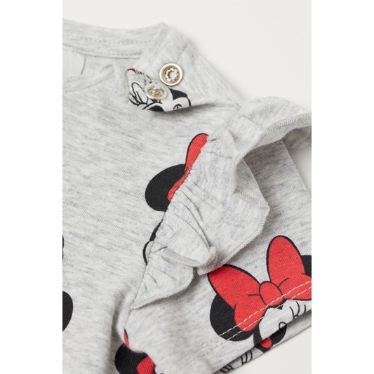 Bộ Legging Bé Gái Cộc Tay Minnie HaM