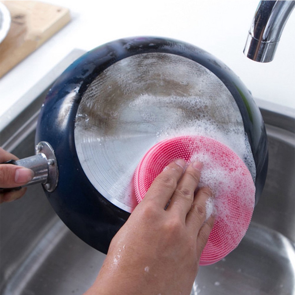 Miếng silicone vệ sinh chén dĩa đa năng tiện lợi dành cho nhà bếp