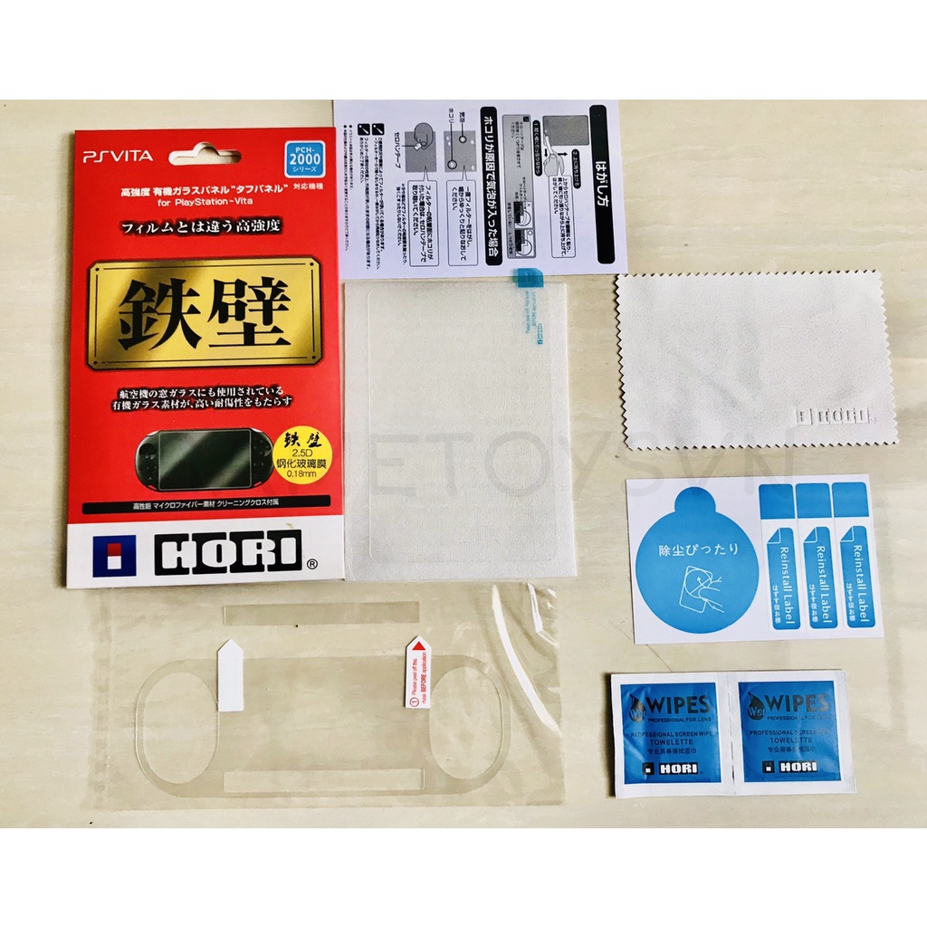 Kính Cường Lực Hori Cao Cấp 2.5D Siêu Mỏng Cho Máy PlayStation Vita / PS Vita 1000