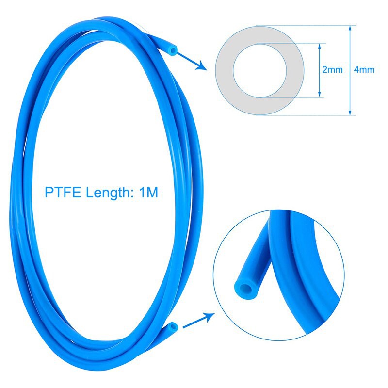 Ống dẫn nhựa máy in 3D teflon xanh PTFE (mét)