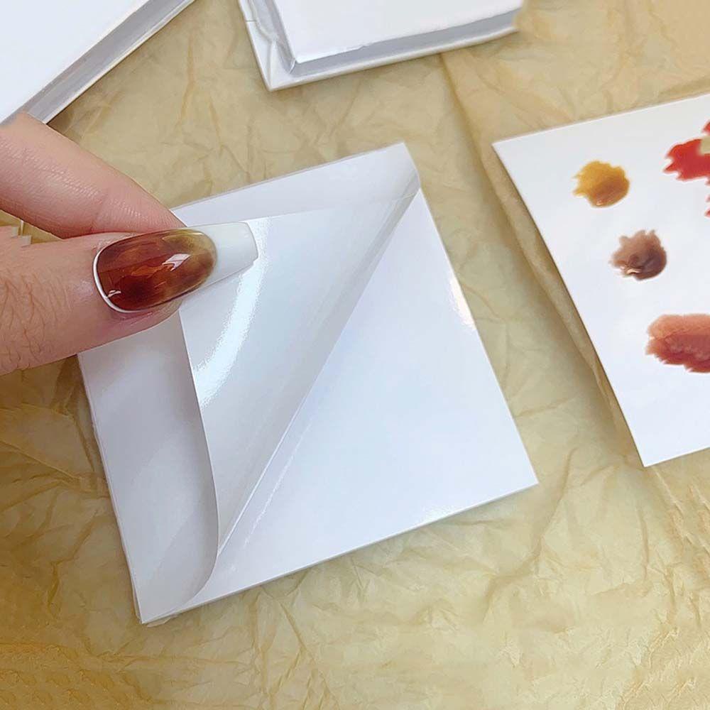 Bảng Màu Vẽ Móng Tay Bằng Giấy Dùng Một Lần Không Nhòe Màu Sắc Thời Trang Phong Cách Nhật Bản
