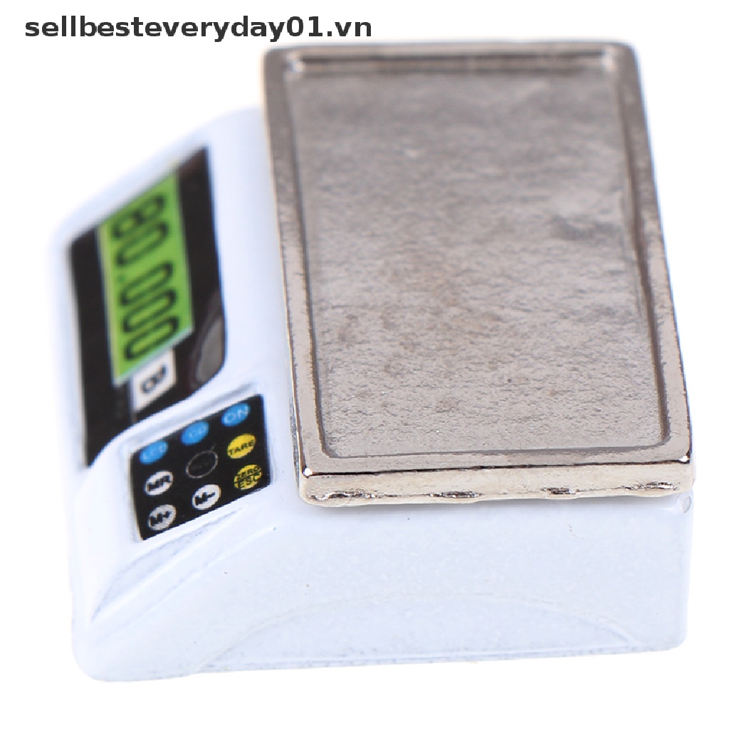 Cân Điện Tử Mini Tỉ Lệ 1: 12 Trang Trí Nhà Búp Bê