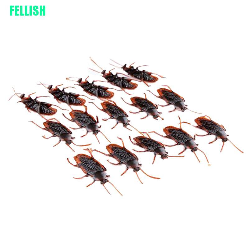 Set 10 Mô Hình Con Gián Giả Bằng Cao Su Độc Đáo Sống Động