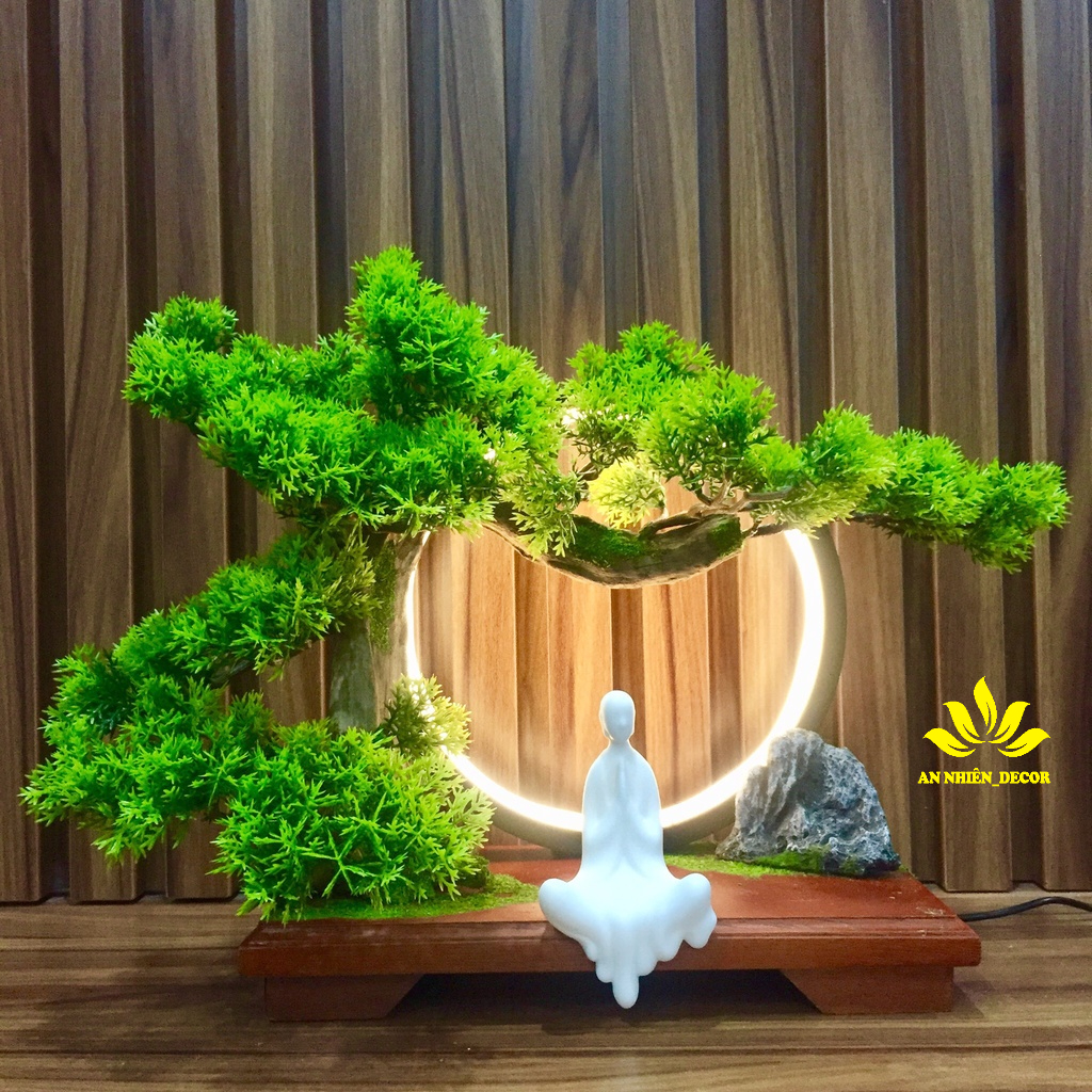 Bộ Tiểu Cảnh Bonsai Thủ Công Trang Trí, Tiểu Cảnh Trang Trí -