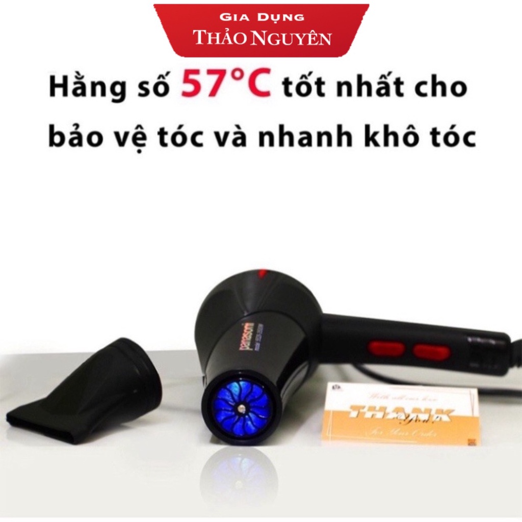 Máy Sấy Tóc 2 Chiều Nóng Lạnh Công Suất Lớn 3500W-TH_5528 Có Đèn Led ( tặng kèm đầu thổi)