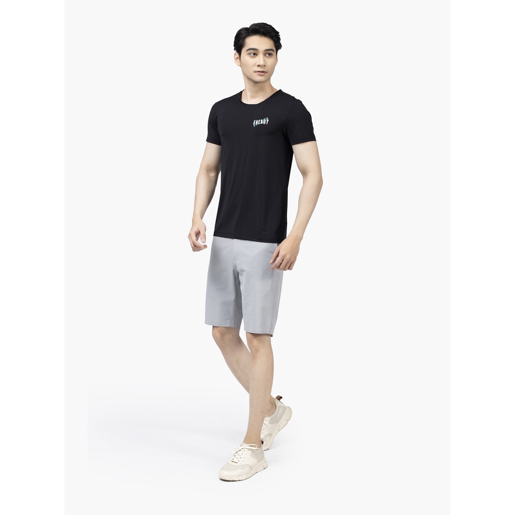 Áo Thun Nam Ngắn Tay Cổ Tròn Aristino ATS032S2 Áo Phông T-Shirt Trơn Màu Chất Vải Thun Lạnh Thể Thao Dáng Slim Fit