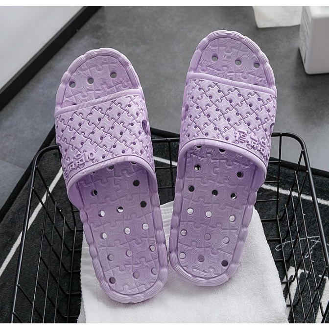 ️ Dép Đi Nhà Tắm, Dép Lỗ Đi Nhà Tắm, Dép Nhà Tắm Chống Trượt, Màu Pastel Hàn Quốc, Êm Chân