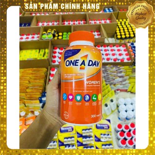 Viên uống One a Day Women - Bổ Sung Vitamin và Khoáng Chất Dành Cho Nữ Giới Dưới 50 Tuổi - 300 Viên