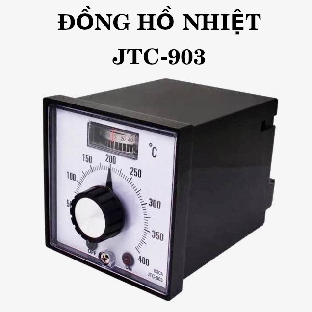Đồng hồ nhiệt độ JTC-903 dải đo 0~399ºC, Bộ điều khiển khiển nhiệt độ kích thước 96x96mm