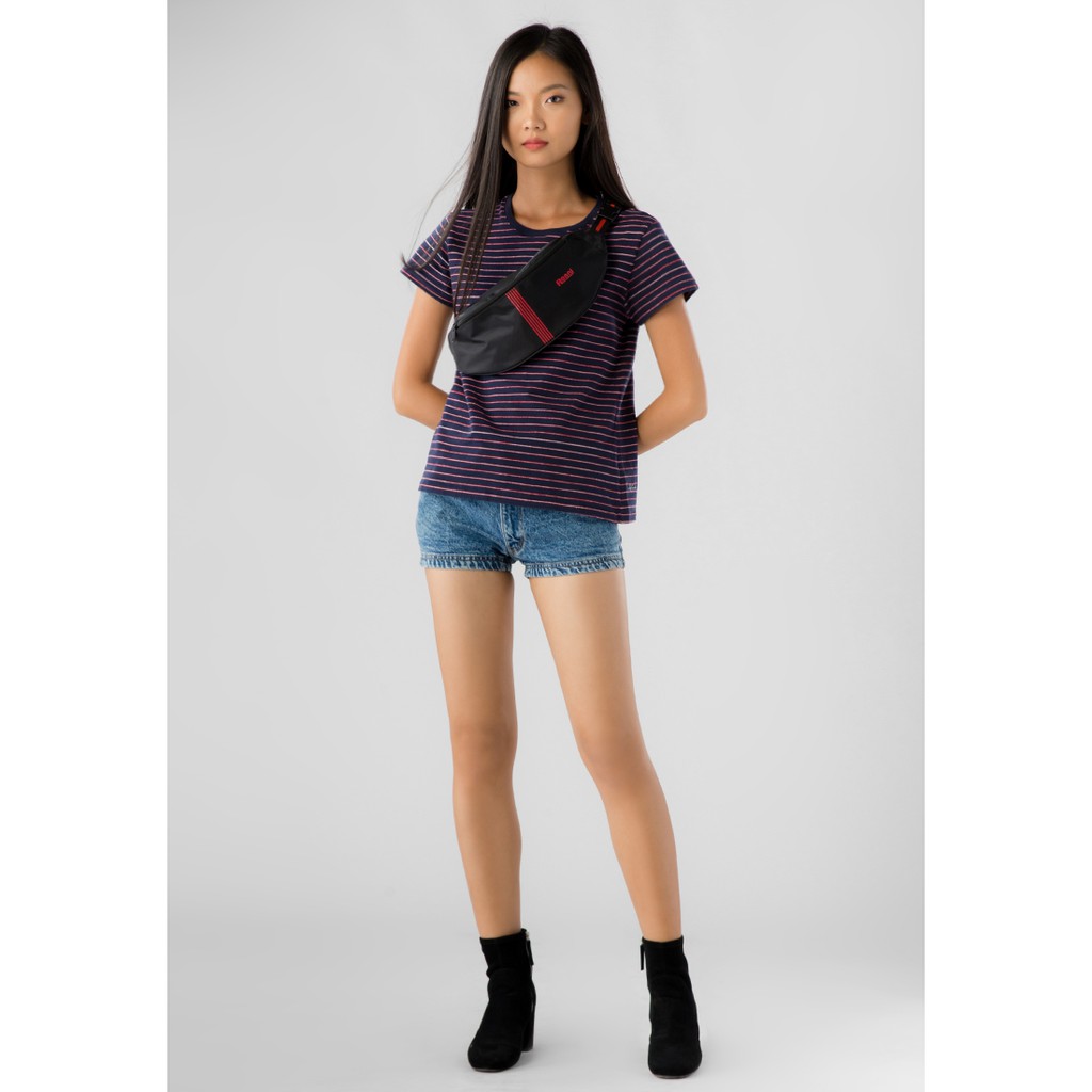 Túi Ronal đeo hông hoặc trước ngực - Đen in đỏ | BigBuy360 - bigbuy360.vn