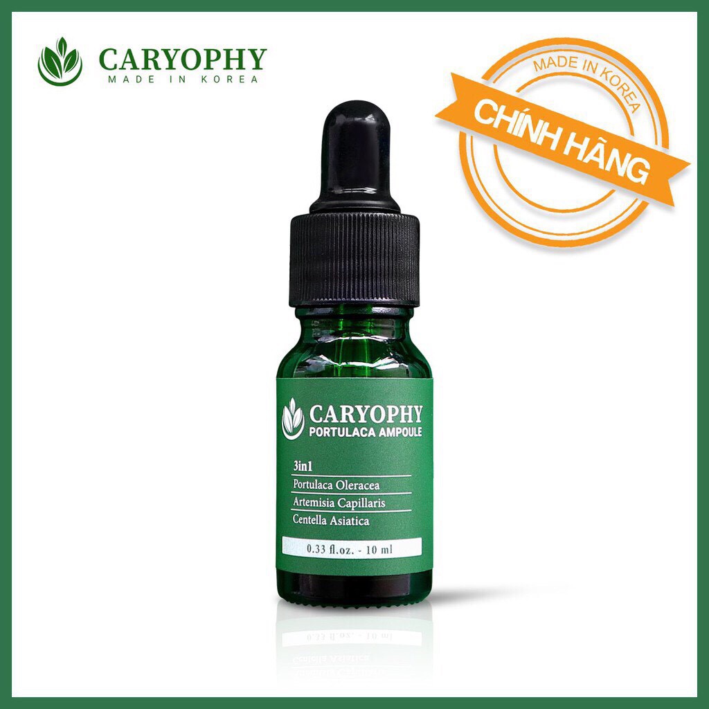 Bộ 4 Sản Phẩm Làm Sạch Da, Giảm Mụn Và Thâm Caryophy (Tẩy trang 300ml + Sữa rửa mặt 150ml + Toner 300ml + Serum 10ml | BigBuy360 - bigbuy360.vn