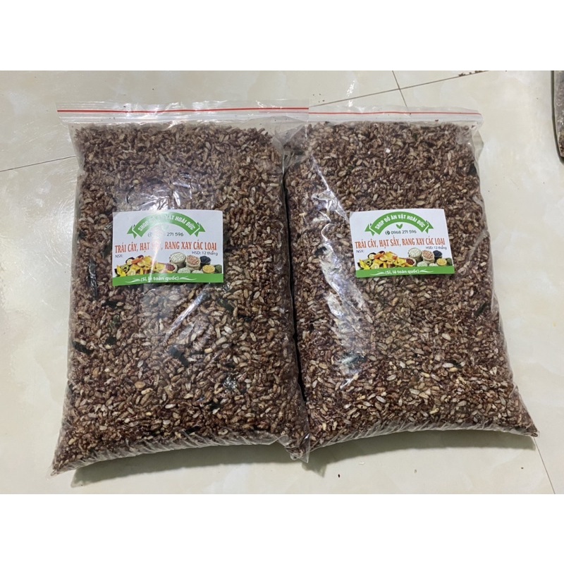 500gr gạo lứt sấy rong biển thơm ngon giảm cân an toàn