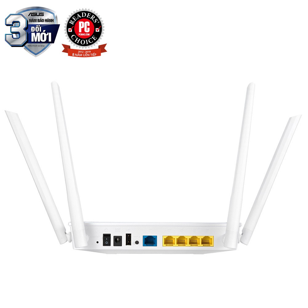 Thiết Bị Router Wifi Asus RT-AC59U Chuẩn AC1500 MU-MIMO,Stream 4K Băng Tần Kép - Hàng Chính Hãng