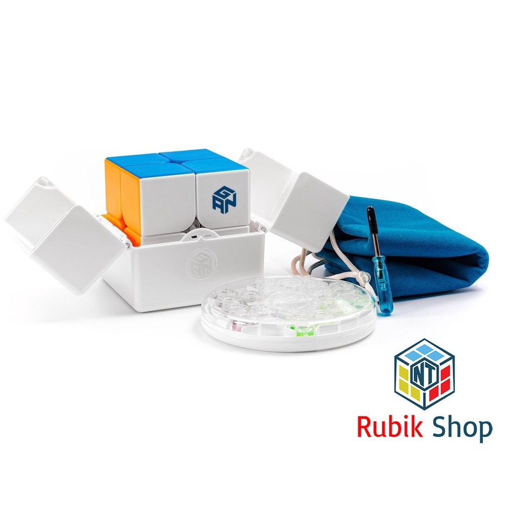 [Siêu Phẩm] Rubik 2x2x2 GAN 251 M Stickerless với 3 phiên phảm tiêu chuẩn và Explorer và Leap (Có Nam châm)