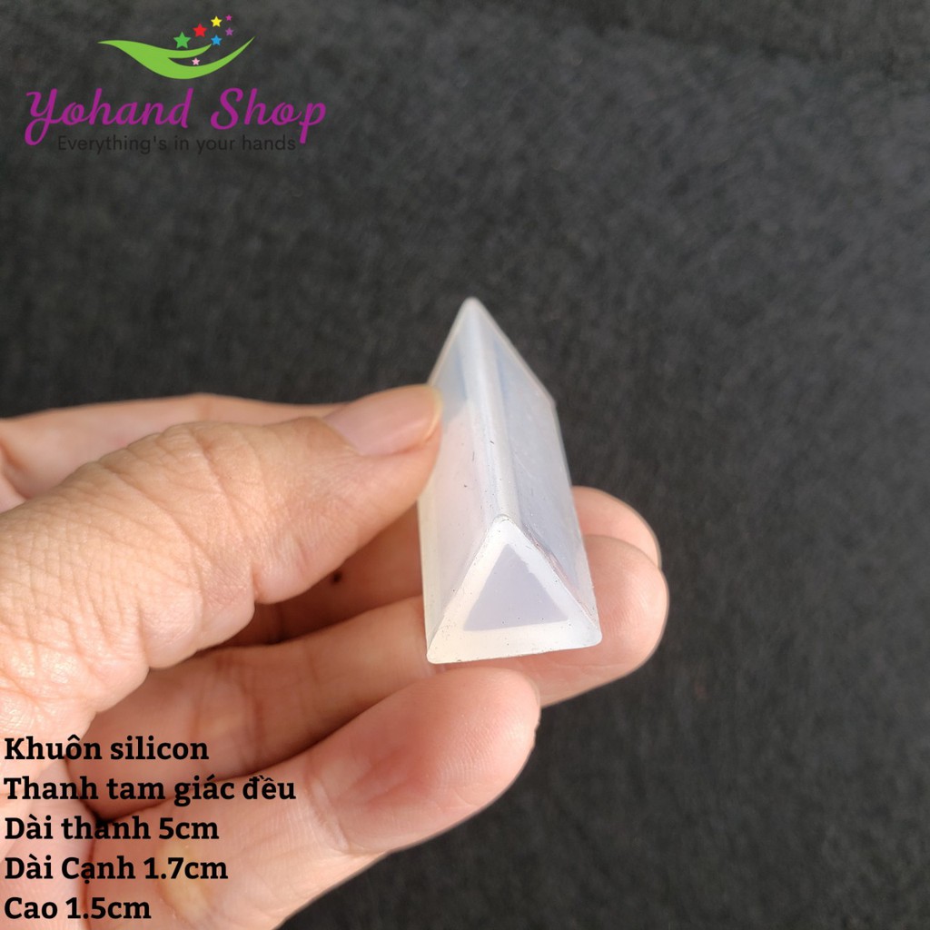 Khuôn silicon - resin - thanh tam giác