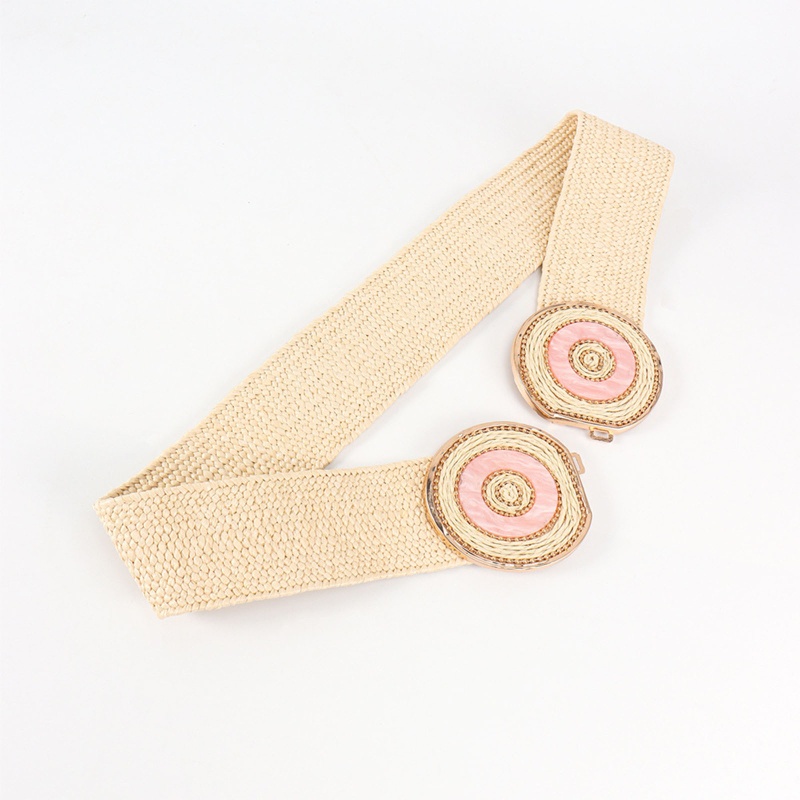 Thắt Lưng Đan Rơm Co Giãn Thời Trang Cho Nữ