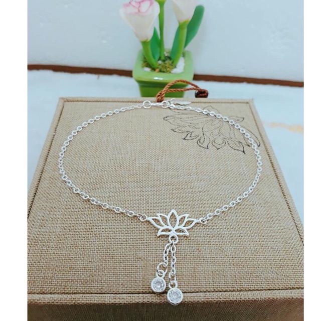 LẮC CHÂN HOA CHUẨN BẠC TA NGUYÊN CHẤT