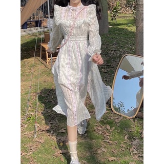 [Sẵn] VÁY HOA NHÍ VINTAGE ULLZANG HÀN QUỐC XINH- ĐẦM CÔNG CHÚA DÀI XẺ TÀ SEXY MÙA HÈ DỰ TIỆC PROM CHỤP KỈ YẾU