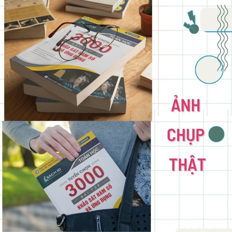 Sách ID - Tuyển Chọn 3000 Bài Tập Khảo Sát Hàm Số Và Ứng Dụng
