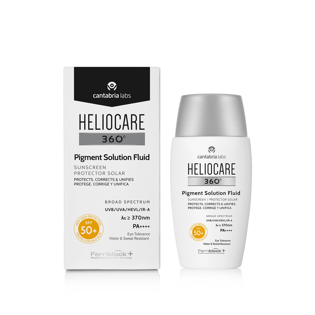 [TEM CHÍNH HÃNG] Kem Chống Nắng Ngăn Ngừa &amp; Kiểm Soát Tăng Sắc Tố, Đốm Nâu Heliocare 360° Pigment Solution Fluid SPF 50