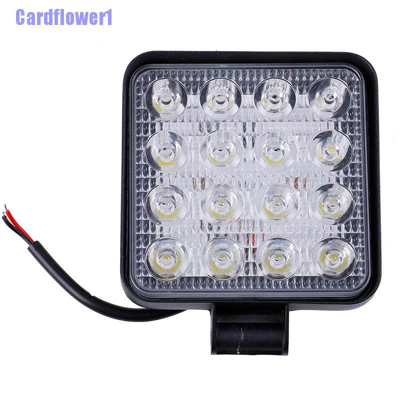 Đèn pha hình vuông 4 inch 48w 12v 24v tiện dụng chất lượng cao