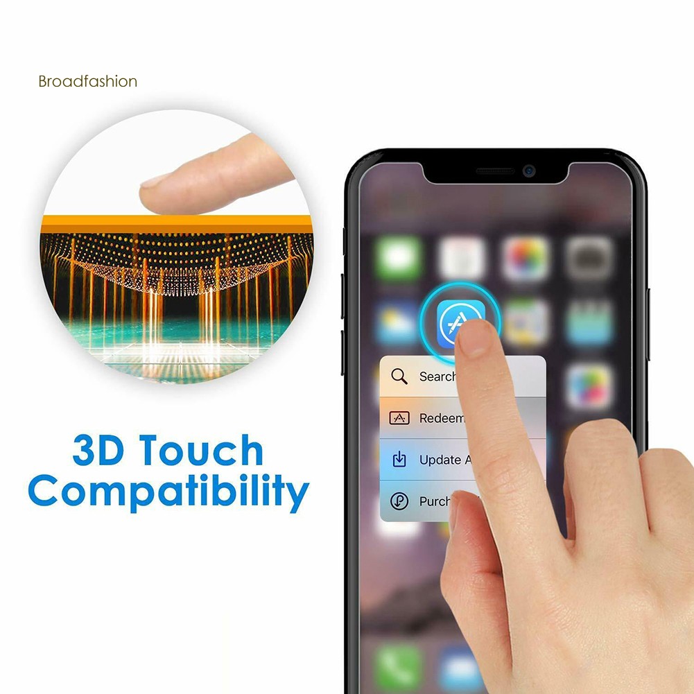 Bộ 2 kính cường lực dán mặt trước sau thích hợp cho iPhone 6/7/8 Plus/XR/XS Max