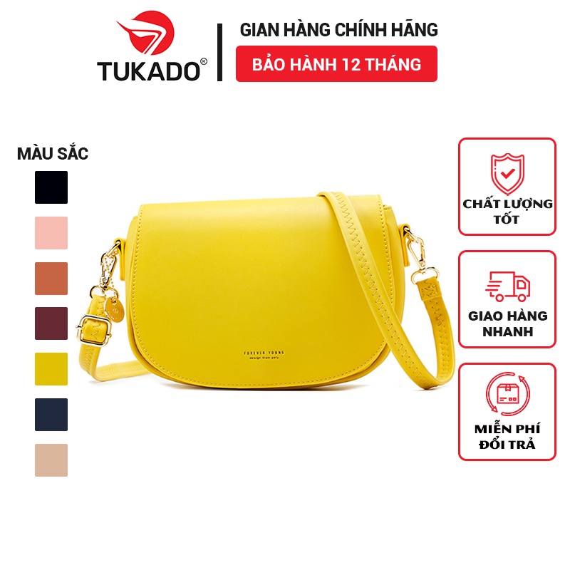 Túi Xách Nữ Đeo Chéo Đeo Vai Chính Hãng FOREVER YOUNG Dáng Công Sở Thời Trang Da Cao Cấp Cực Đẹp FY13 - TUKADO