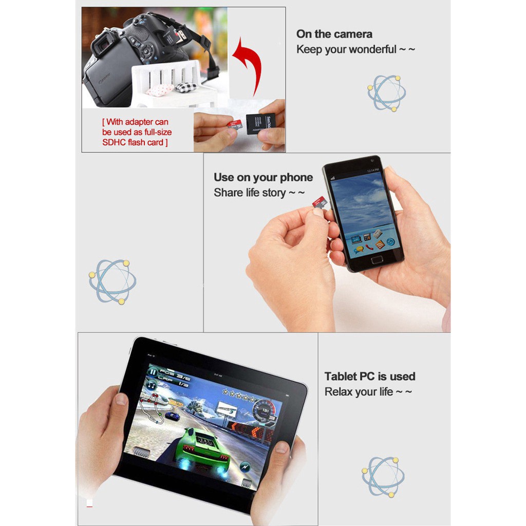 Thẻ Nhớ SanDisk Ultra A1 64GB 128GB 256GB 512GB TF / SD