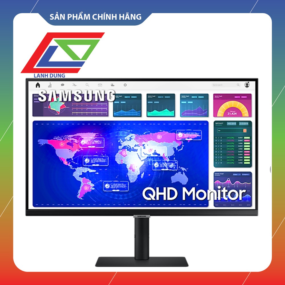 Màn hình Samsung LS27A700NWEXXV UHD 4K - Hàng chính hãng