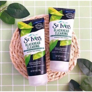 Sữa rửa mặt - tẩy tế bào chết st.ives trà xanh